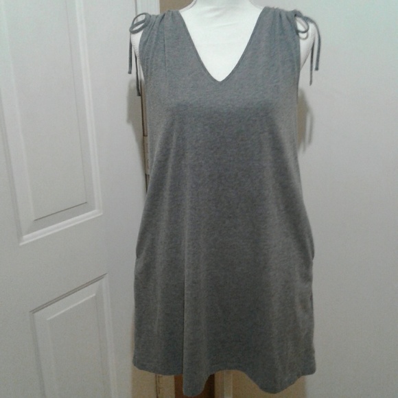 GAP Dresses & Skirts - 🌺 GAP Heather Gray Dress/Cover-up EUC